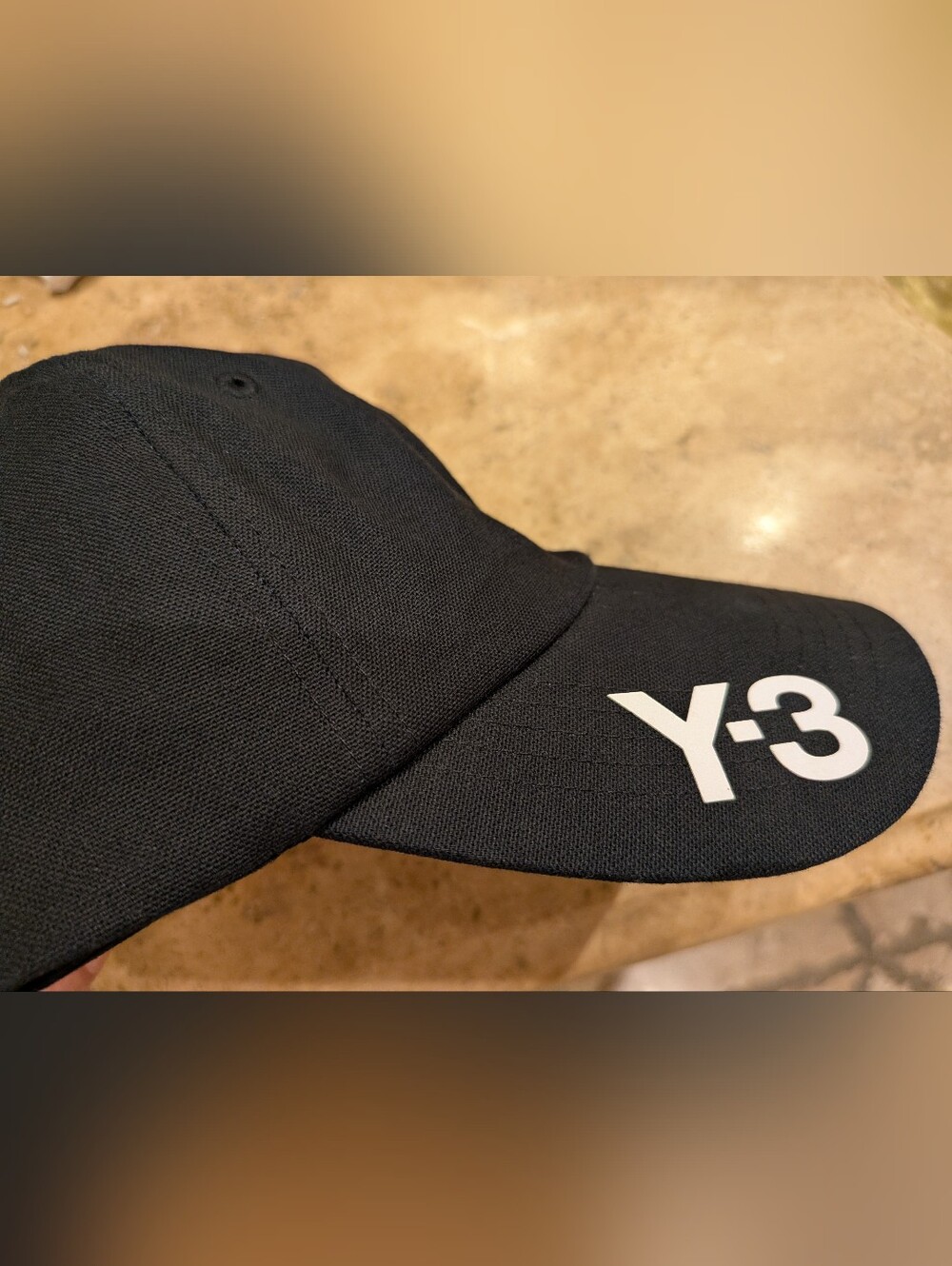 NWOT Y-3 Adidas Yohji Yamamoto 2020 CH1 Cap Hat GK3127 Deadstock Black Archive - Picture 2 of 14